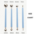 4pcs Double-End Metal Ball Sculpture Modeling Stylus